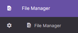 SiteWorx File Manager menu